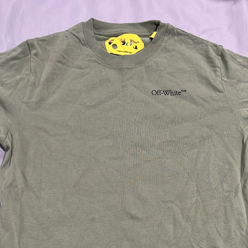 Boy Off-White T-Shirt (olive green)